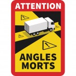 Autocolant "Angles morts" pentru camion