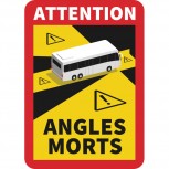 Autocolant "Angles morts" pentru autobuz / autocar
